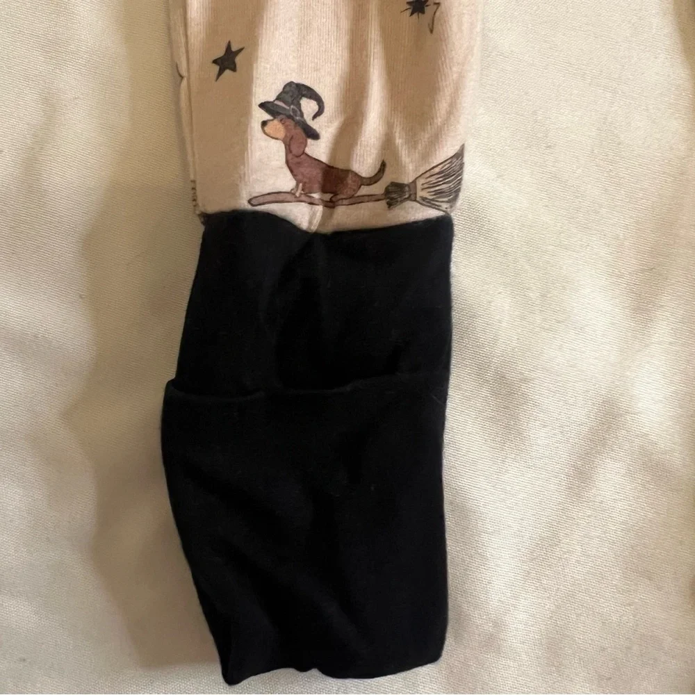 Sunshine Luckies Bamboo Pajama Bundle 0-3M Halloween Print‎ Zip Sleepers (2)